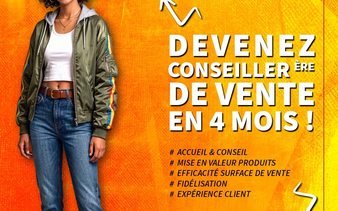 Conseiller de vente – Formation Continue – 4 MOIS