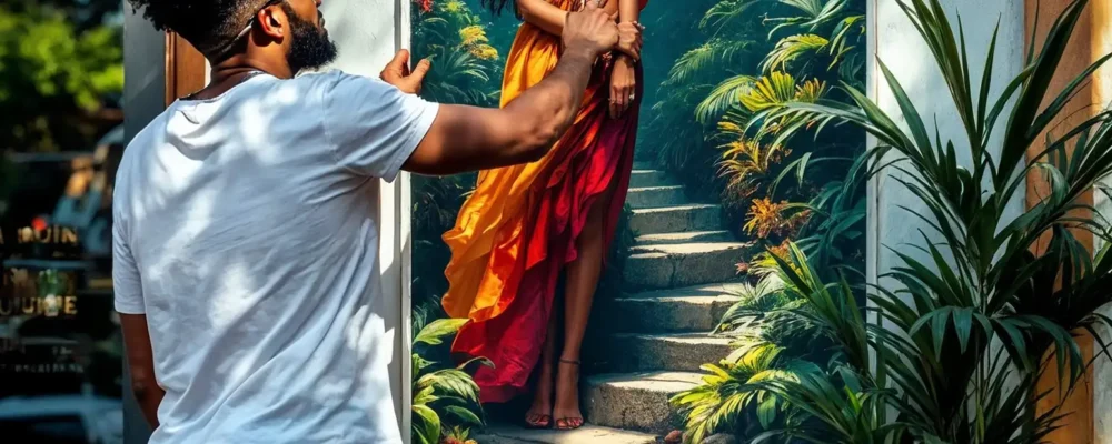 Jeune poseur de panneaux travaillant an alternance pour obtenir son BAC +2 Graphiste au centre de formation CEFORA, à La Réunion 974